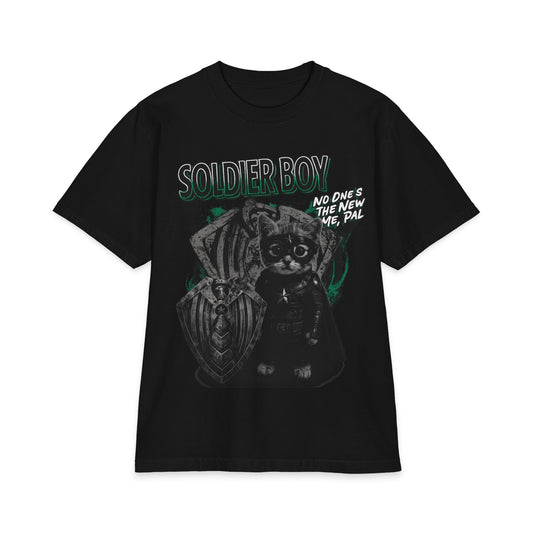 Soldier Boy Graphic T-Shirt — 'Soldier Boy' Retro Military Cat Design
