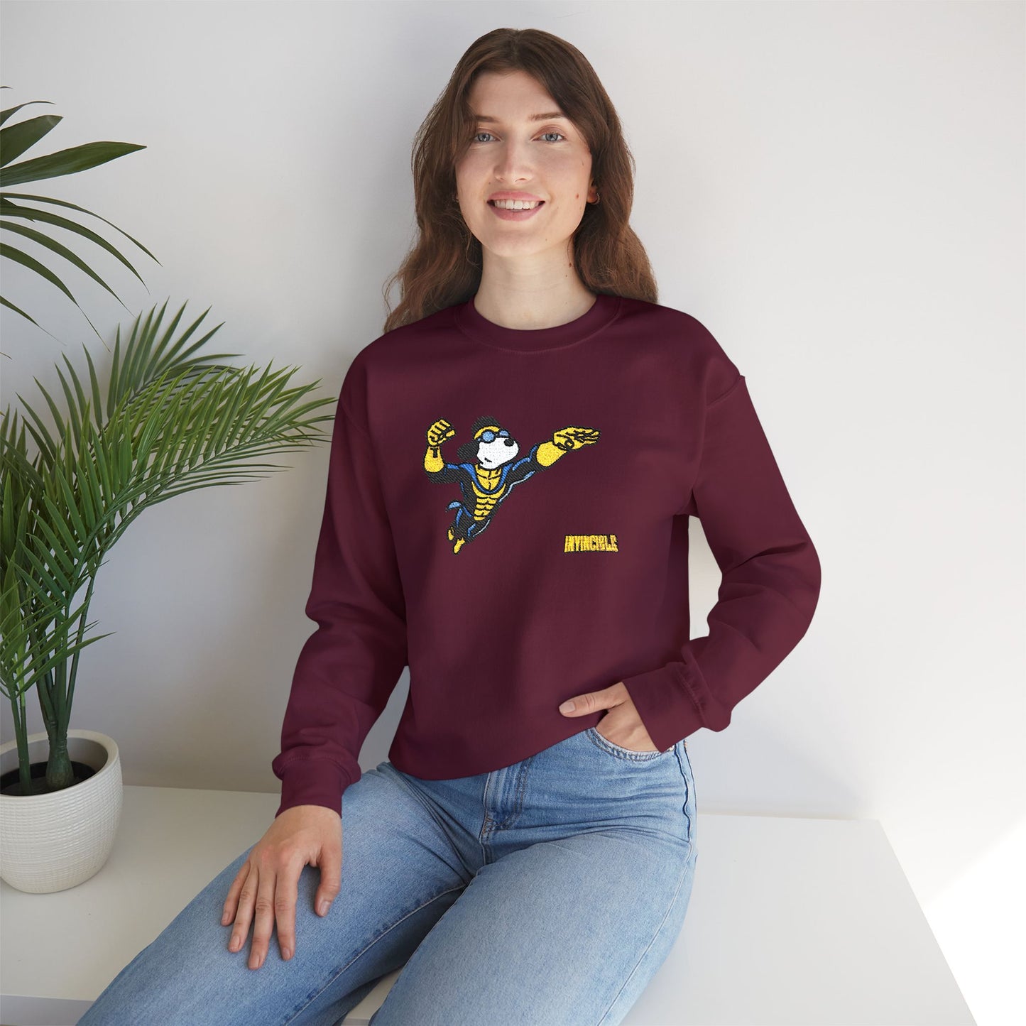 Snoopy x Invincible Crewneck | Embroidered Graphic
