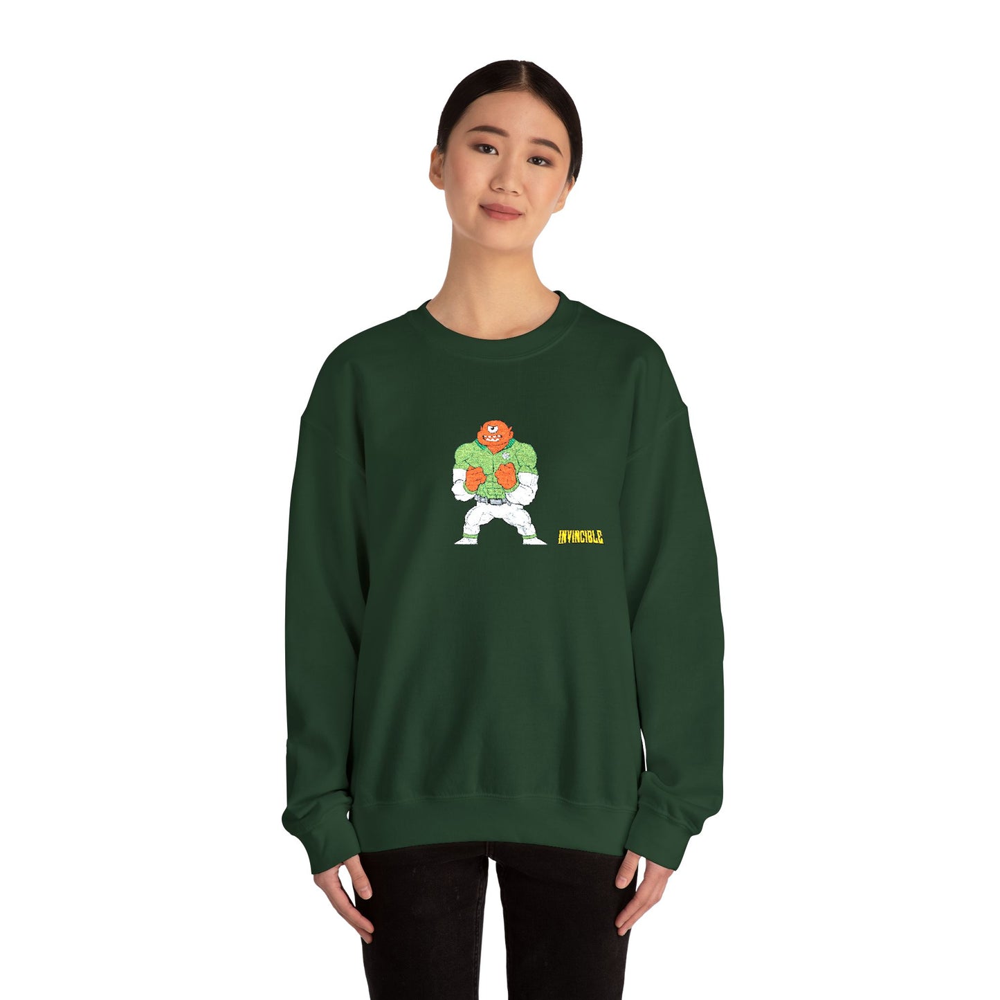 Allen x Darwin | Embroidered Invincible Crewneck