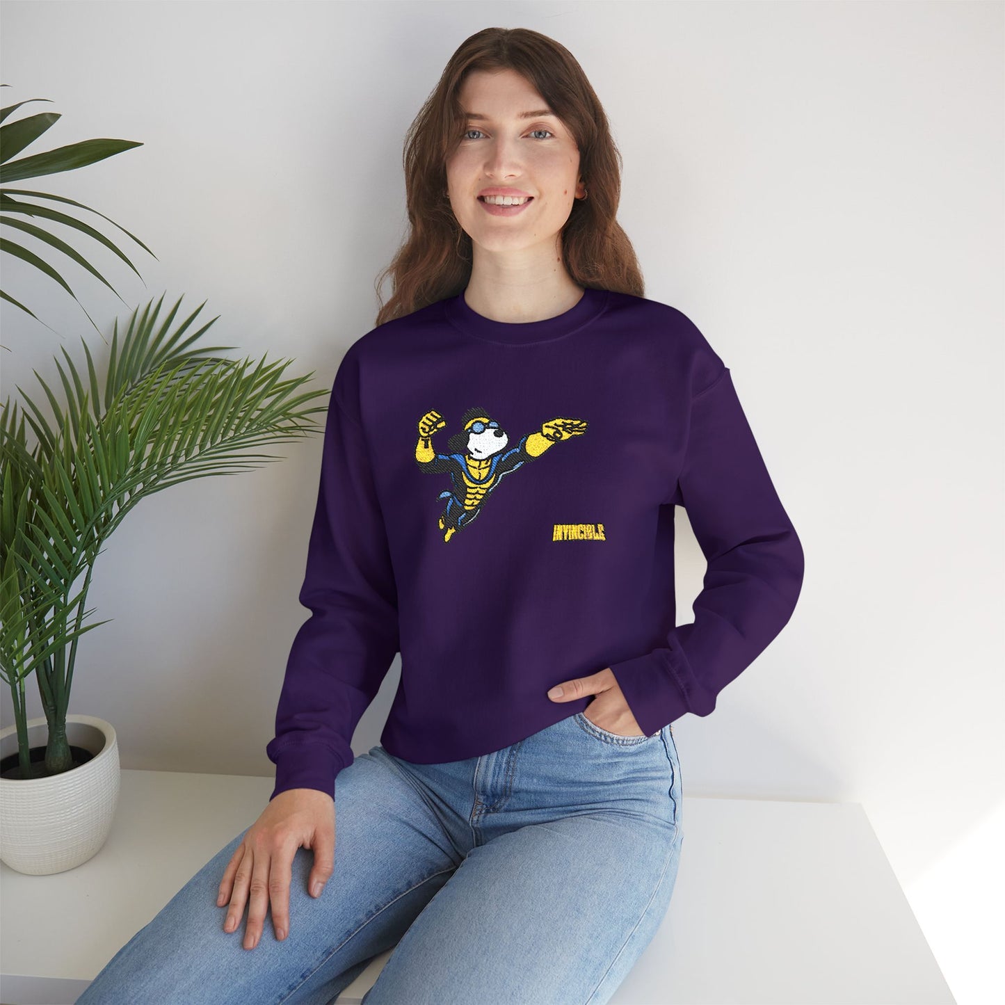 Snoopy x Invincible Crewneck | Embroidered Graphic