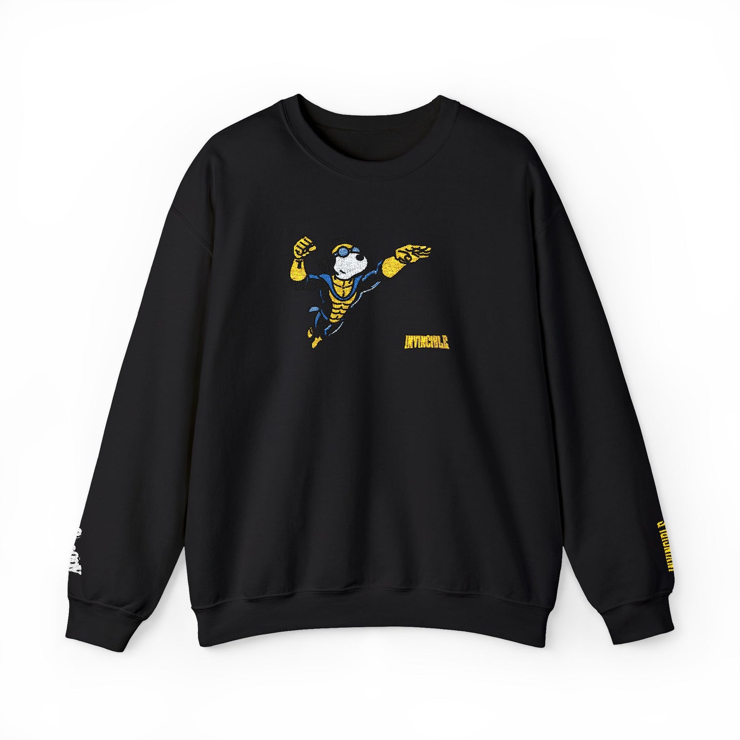 Snoopy x Invincible Crewneck With Wrist Embroidery | Embroidered Graphic