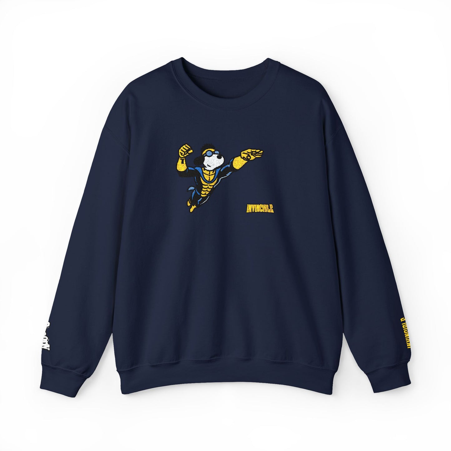 Snoopy x Invincible Crewneck With Wrist Embroidery | Embroidered Graphic