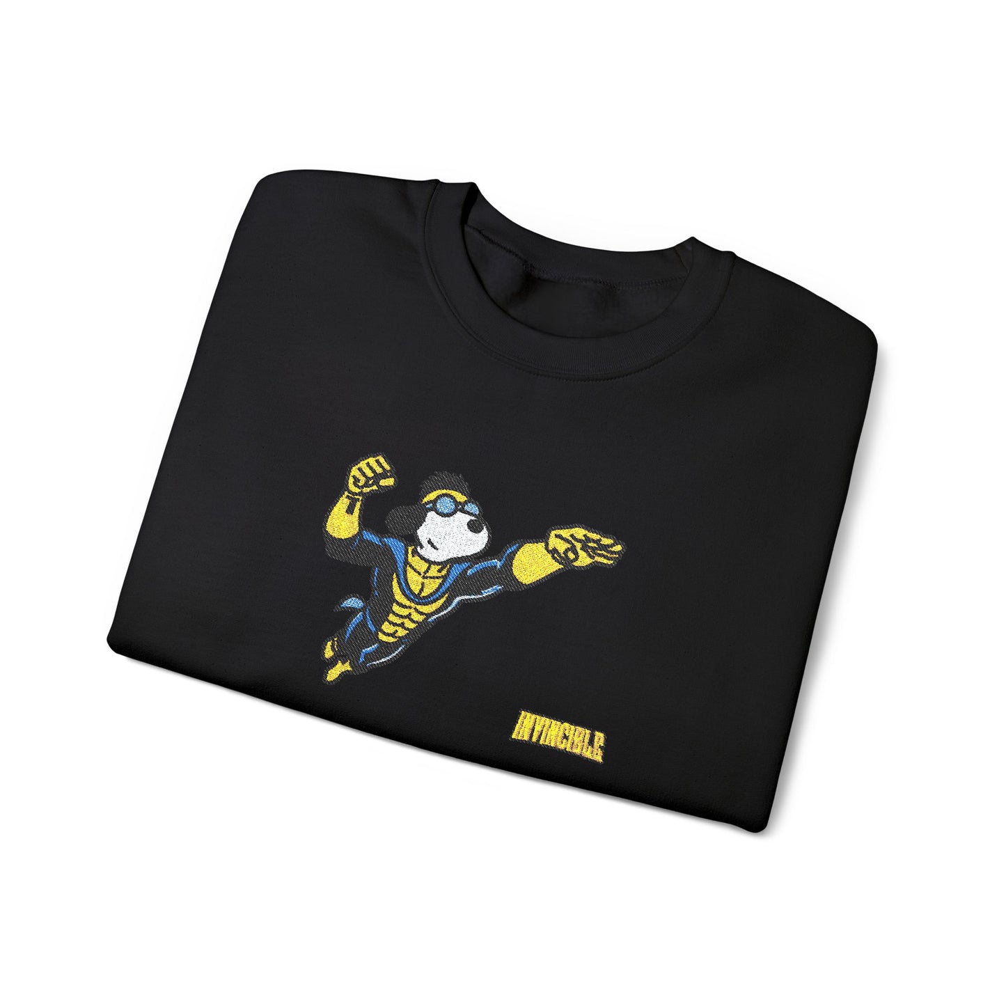 Snoopy x Invincible Crewneck With Wrist Embroidery | Embroidered Graphic