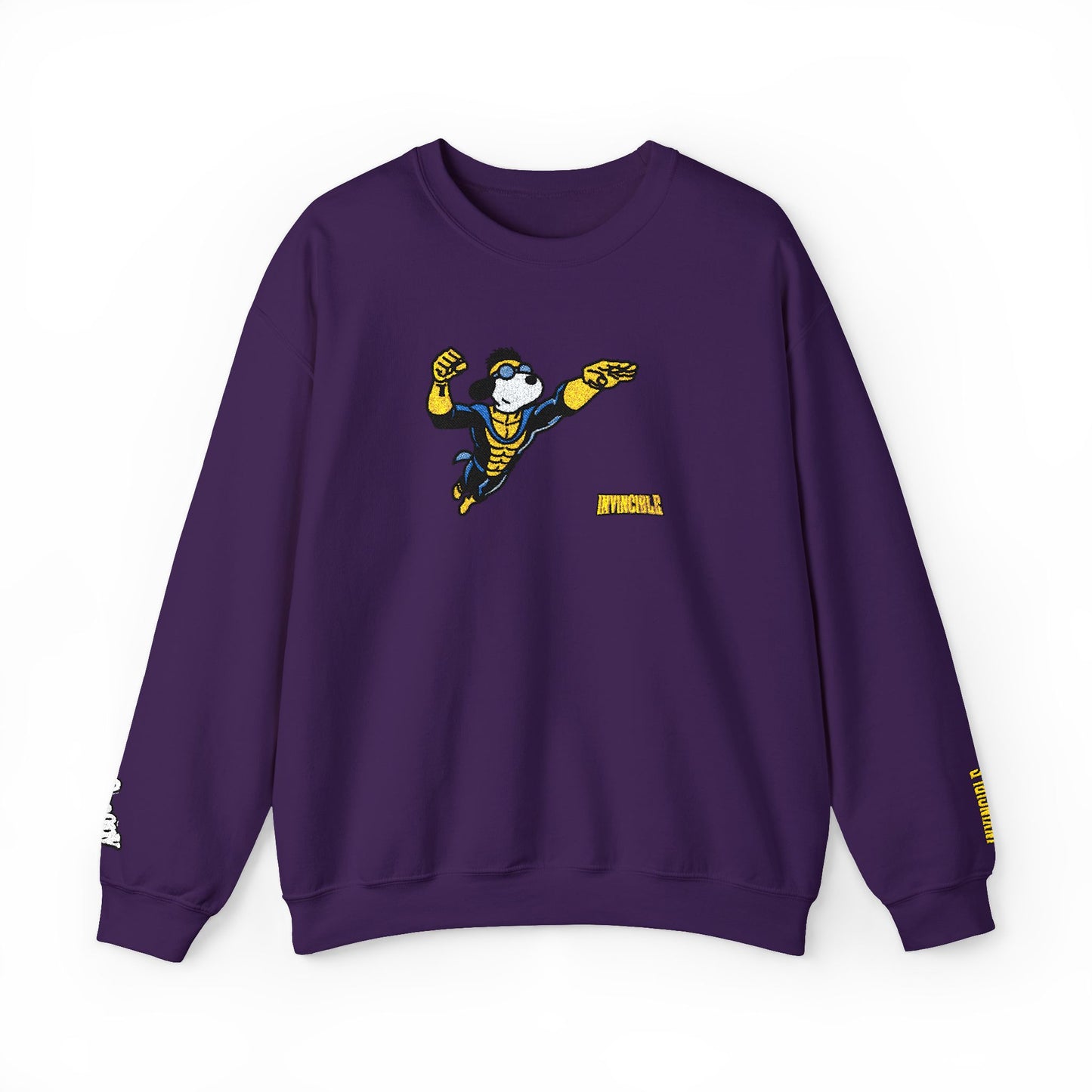 Snoopy x Invincible Crewneck With Wrist Embroidery | Embroidered Graphic