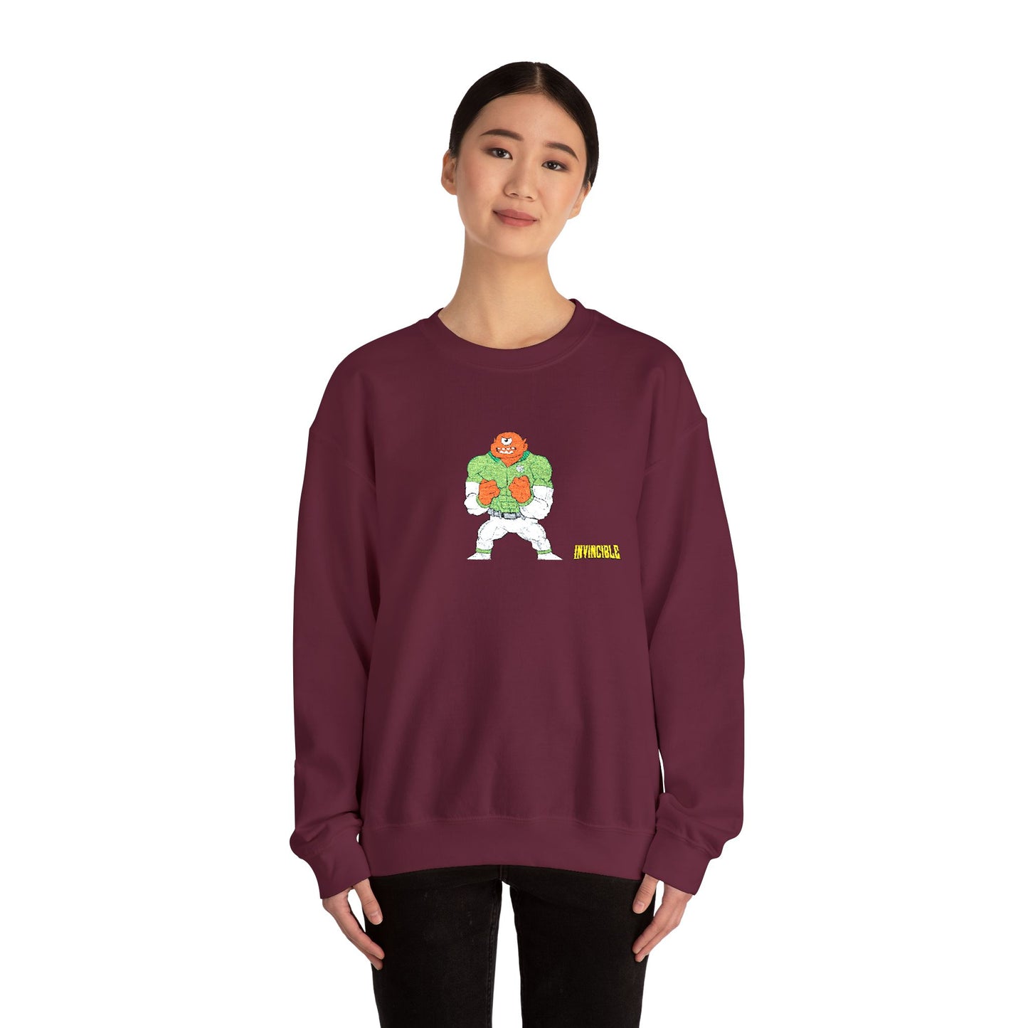 Allen x Darwin | Embroidered Invincible Crewneck