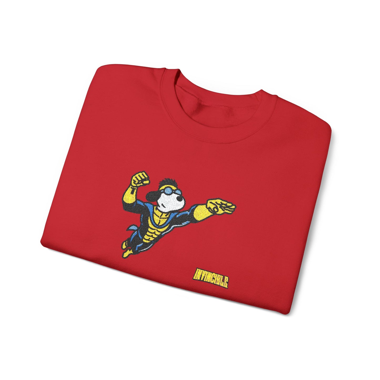 Snoopy x Invincible Crewneck With Wrist Embroidery | Embroidered Graphic