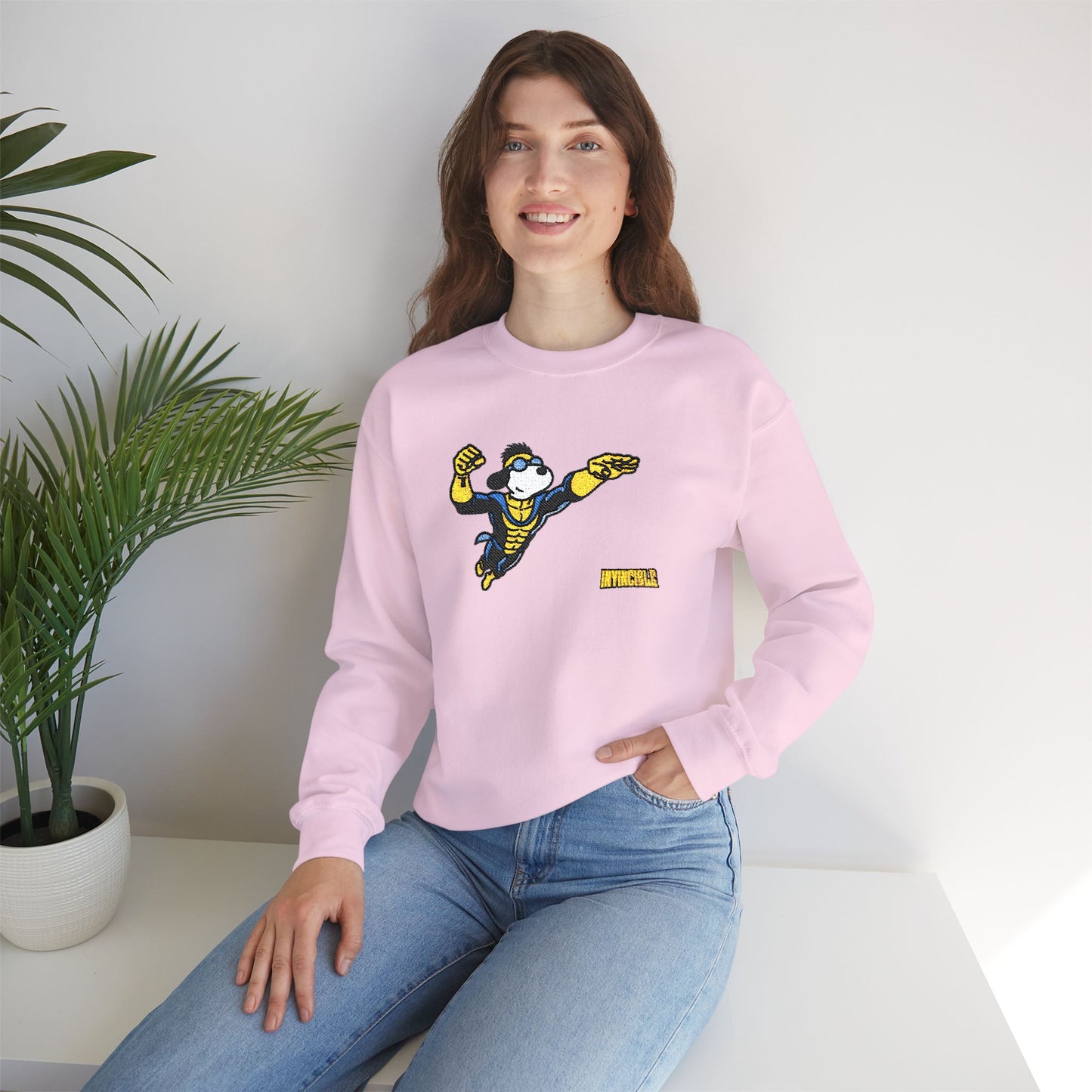 Snoopy x Invincible Crewneck | Embroidered Graphic