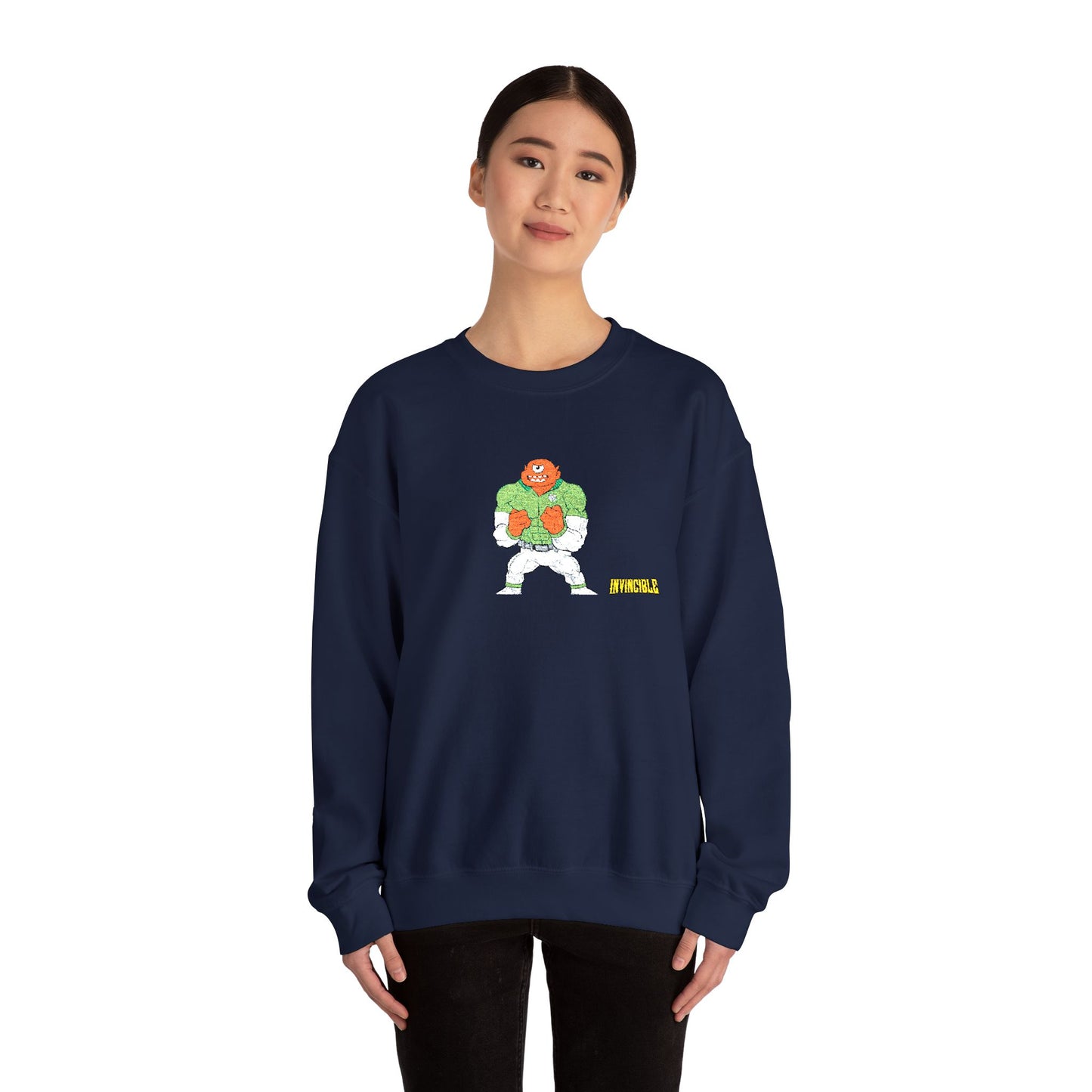 Allen x Darwin | Embroidered Invincible Crewneck
